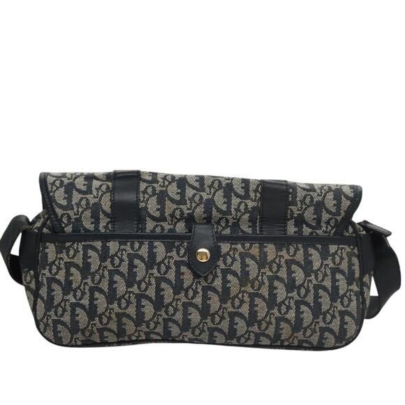 DIOR Trotter Canvas Shoulder Bag Navy - Picture 3 of 14